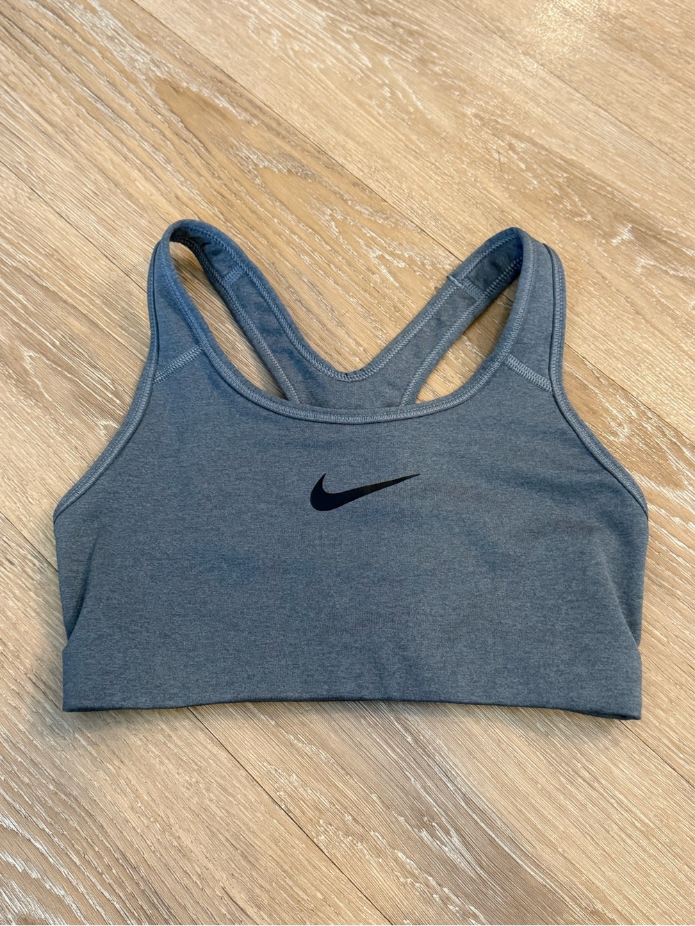 Nike Womens Grey Dri-FIT Sports Bra - Grey